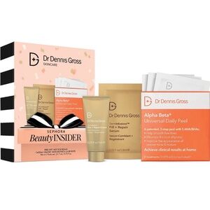 Dr. Dennis Gross Sephora Beauty Insider Set: Peel, Cream, & Serum New In Box